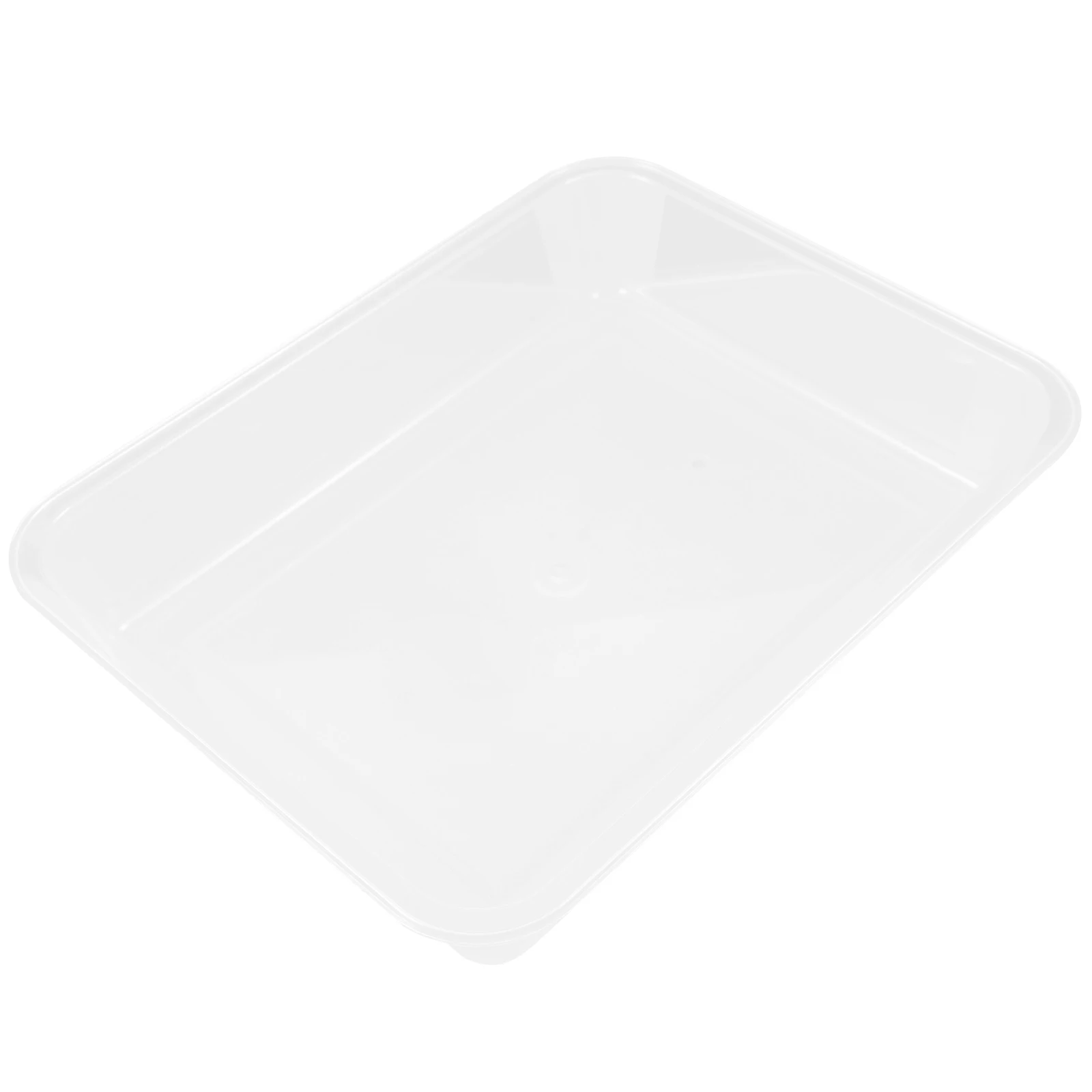 

Clear Large Acrylic Serving Tray Multipurpose Food Plate for Serving Breakfast Desserts Coffee Large Acrylic Tray