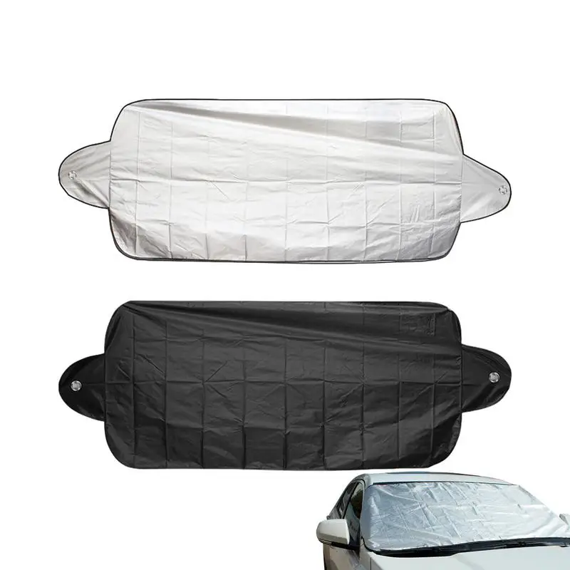 Protector de Parabrisas para Auto de 200x70cm, Cubierta Anticongelante para Ventana Delantera, Cubierta Impermeable para Nieve y Escarcha de Invierno, Protector Solar