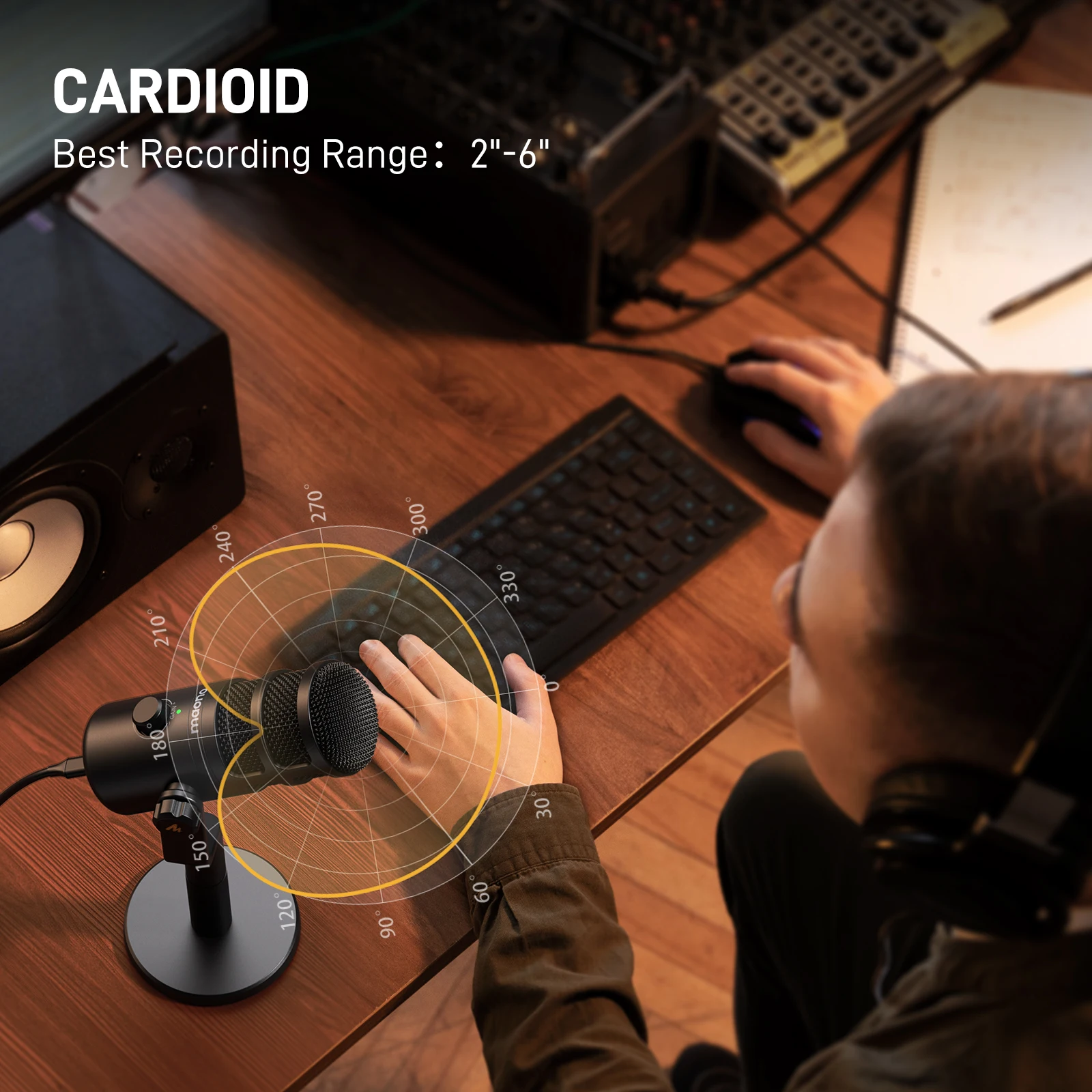 Maono PD100U USB Dynamic Micro - огляд і ціна Gaming Microphone