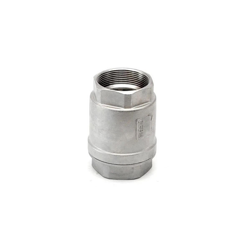 

1PC 304 Stainless Steel Valve Vertical Pipe Fitting Thread Female 1/4' 3/8' H12 Check Valve