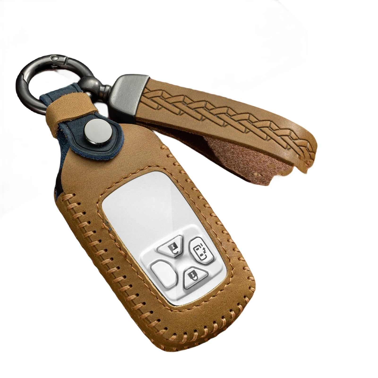 Fashion Car Key Case Cover for Toyota RAV4 Voxy Corolla Noah Tarago Mark X Yaris Estima Auto Shell Fob Holder Accessories