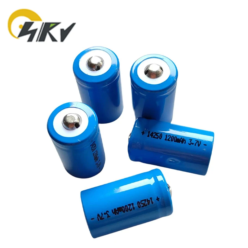 Wholesale 14250 Rechargeable Battery 14250 Lithium Battery 3.7V Pointed Laser Sight Infrared Battery 1200mAh