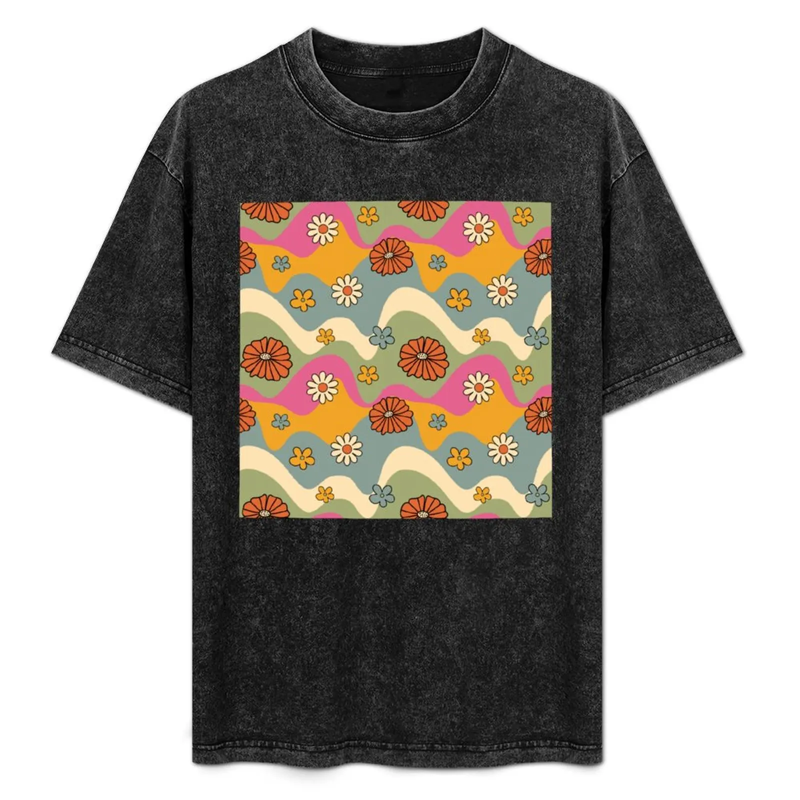 groovy flowers T-Shirt quick-drying customs sublime Blouse t shirt for men