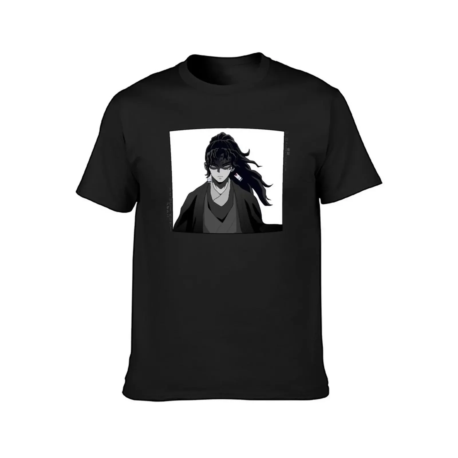 Yoriichi Tsugikuni (Black background) T-Shirt oversized graphic tee blue archive mens graphic t-shirts pack