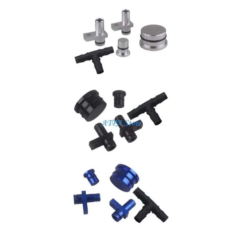 

U13C Automotive Aluminum PCV Resonator Reroute Assembly For 6 6L Engines