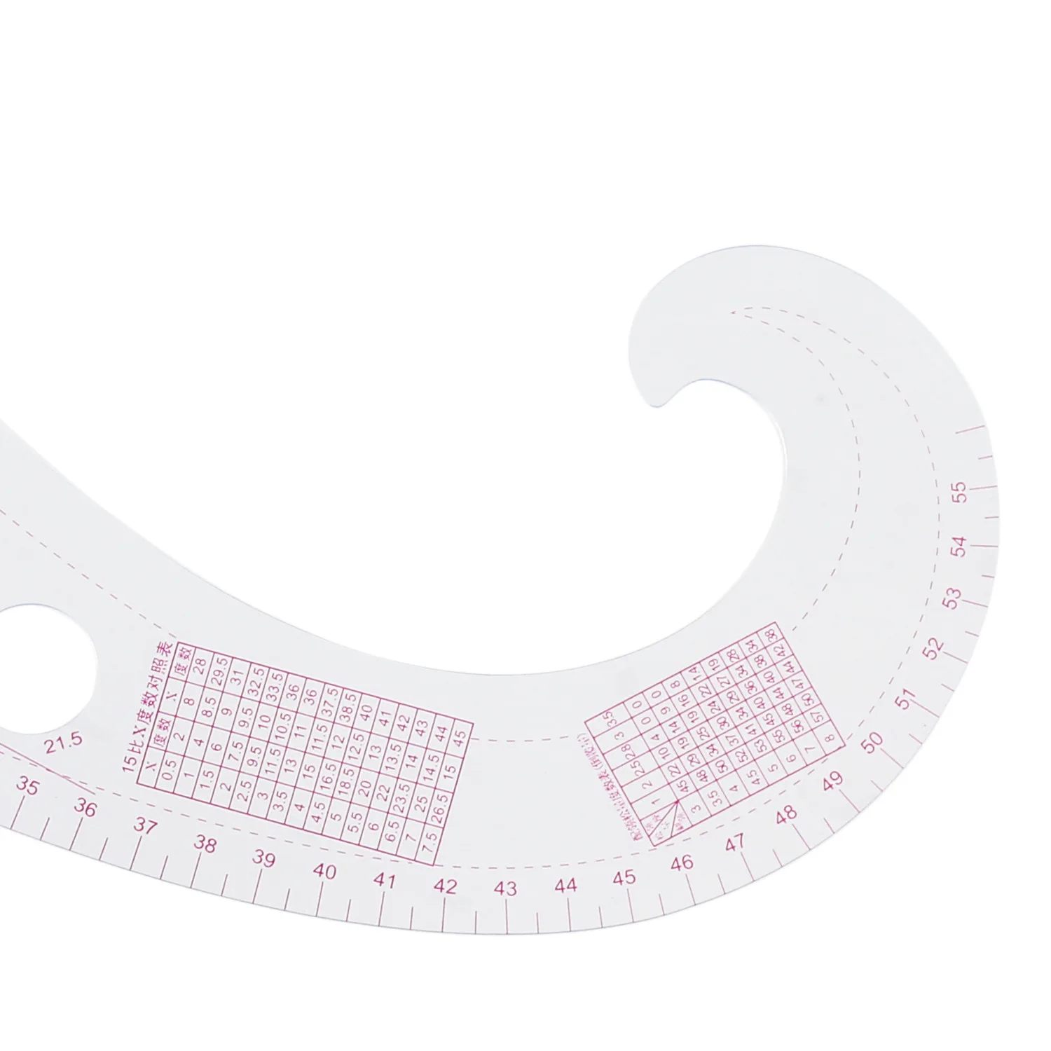 Multi-functional Arc Ruler 3250  Sewing Ruler  Curved Ruler  Clothing Printing Ruler   Household Sewing Accessories