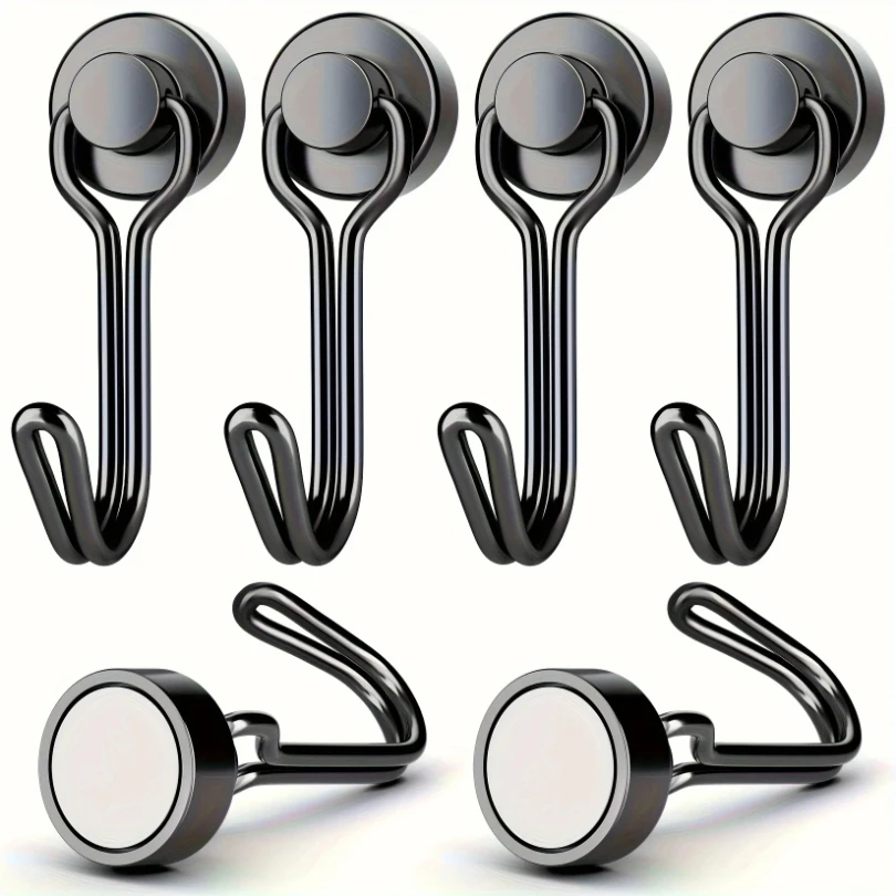 

Magnetic Hooks Cruis Heavy Duty Neodymium Rare Earth Magnetic Hangers, Extra Strong Magnets with Hook for Hanging, R