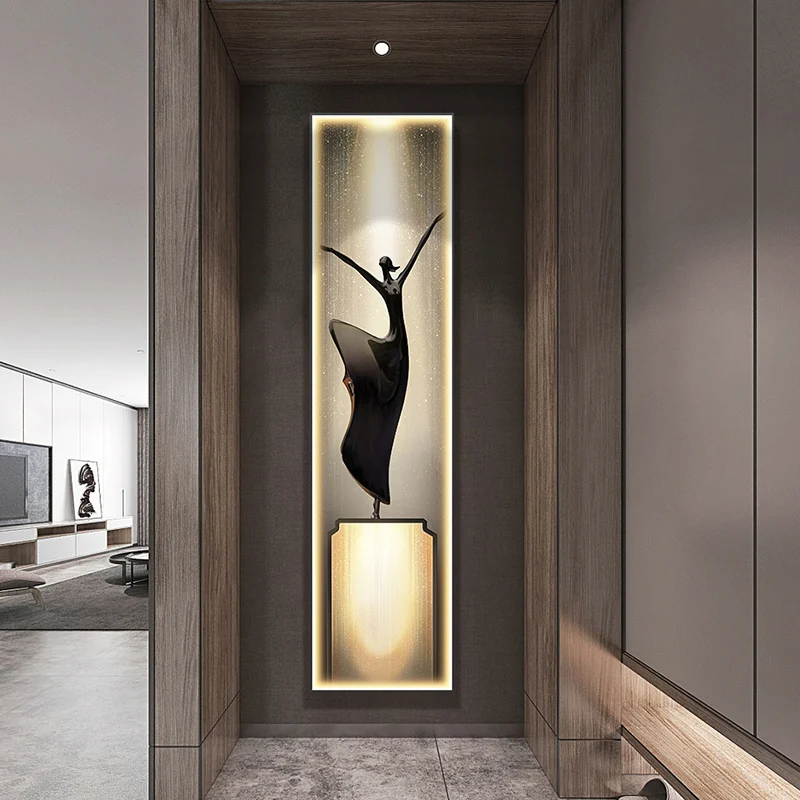 xx-Modern Led Luminous Decoration, Long Strip Home Decoration, Entrance Living Room, Bedroom, Hallway, Sofa, Wall Painting Light
