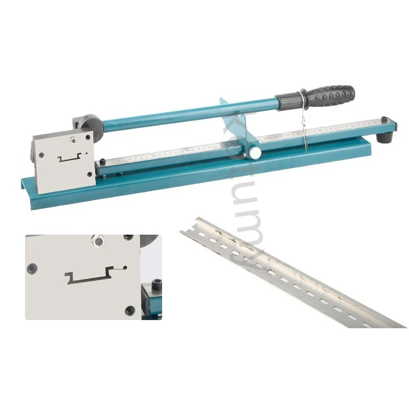 Imagem -03 - Din Rail Cutter com Régua Dc35 Multifuntional Guide Easy Measuring Din Rail Cutting Tool