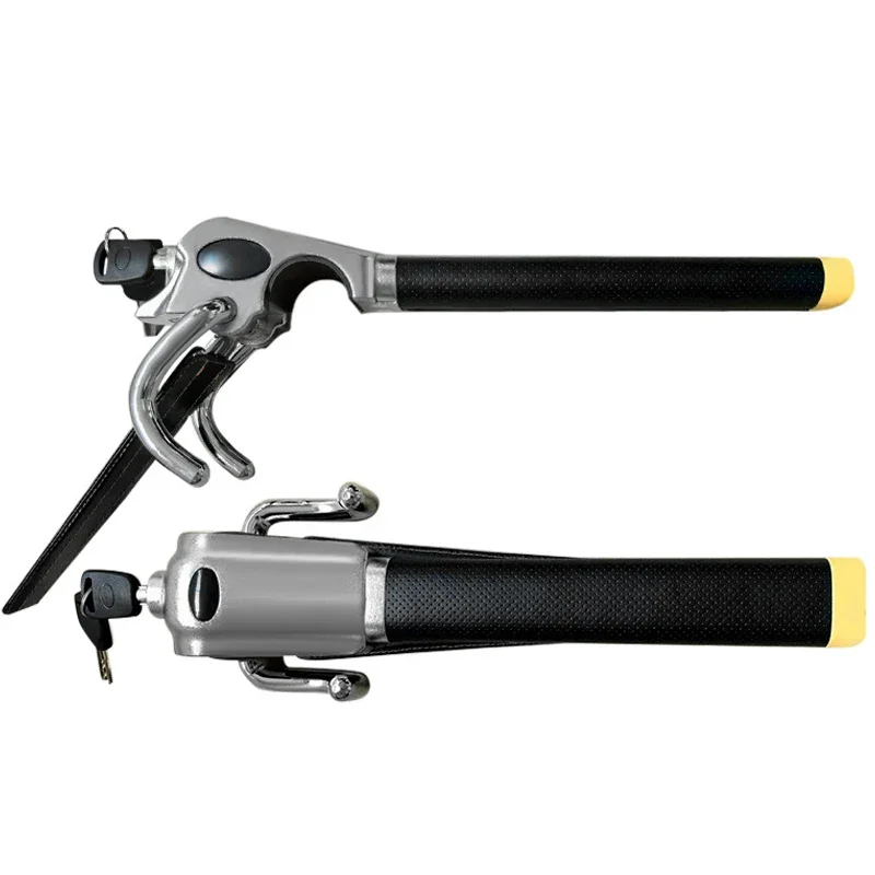 Security Device Anti-Theft Protection Universal Car Steering Wheel Lock Foldable Interior Locks Car Locks Automobile Accessories