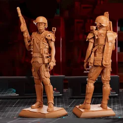 1/24 75mm 1/18  100mm Resin Model Kit Space Warrior Figure Sculpture Unpainted No Color RW-1414