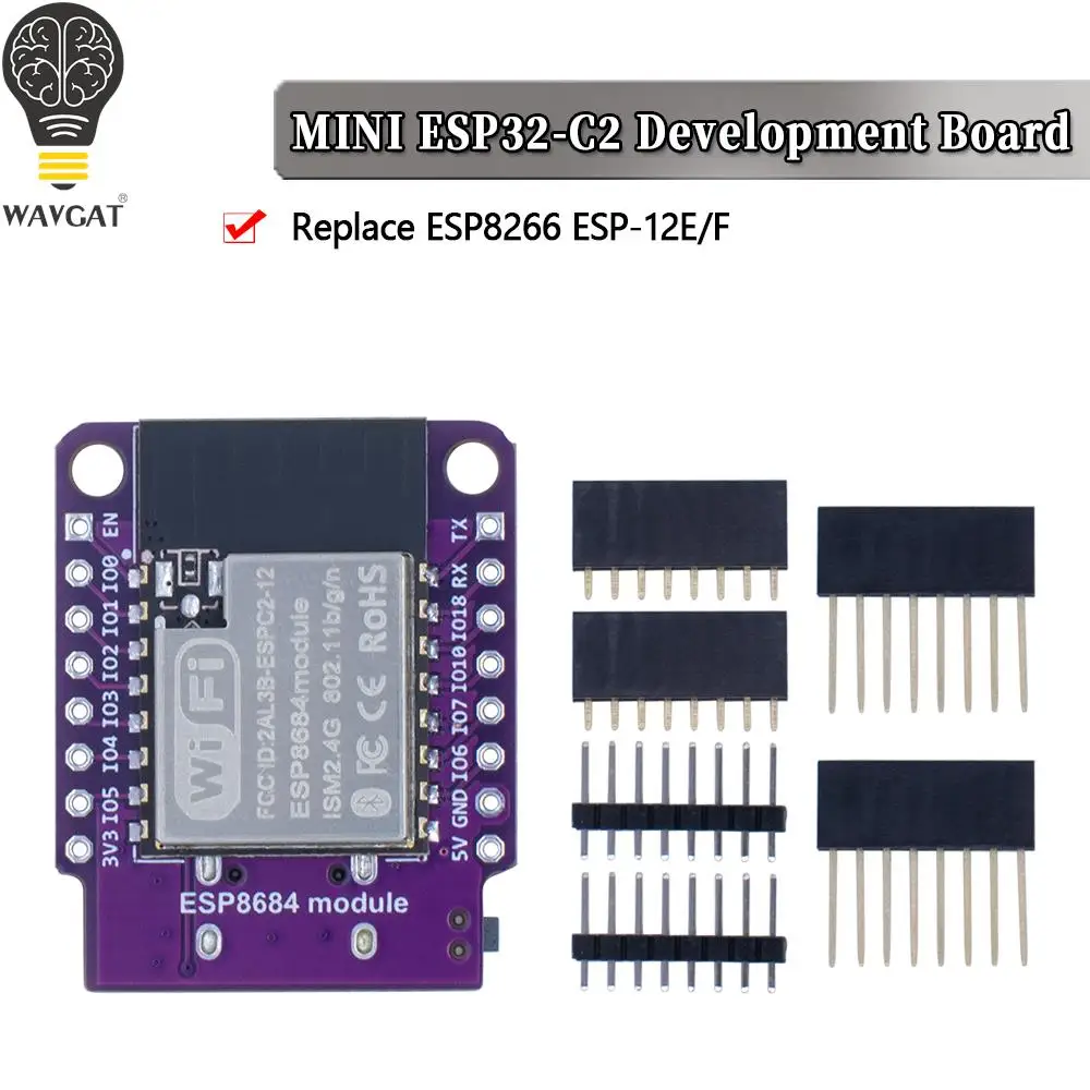 Wemos D1 Mini ESP8266 ESP32 ESP32-C2 ESPC2-12 DevKit Serial WIFI+Bluetooth CH340G ESP8684 Development Board Module For Arduino