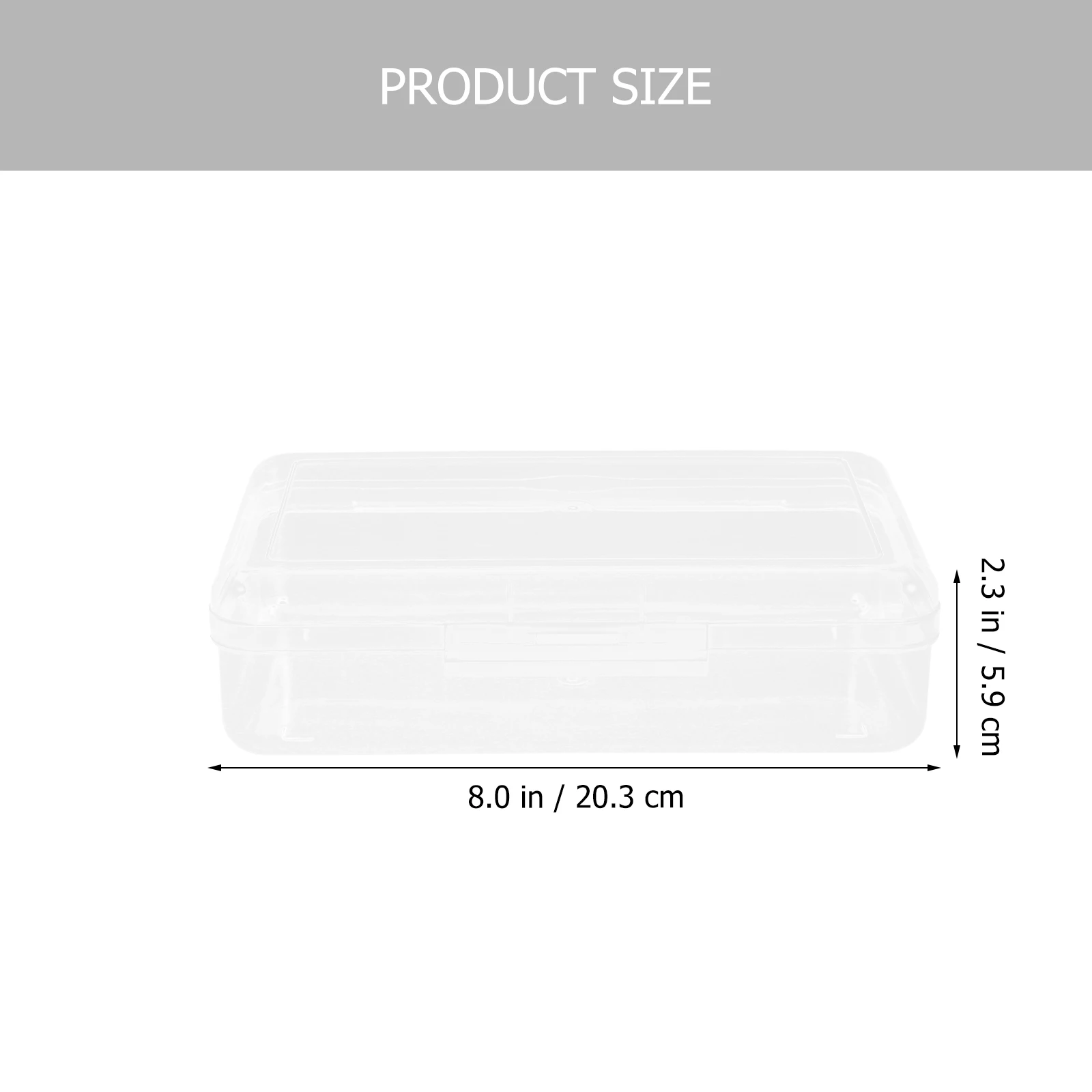 

Multifunctional Plastic Pencil Box Stationery Storage Organizer Case for Pens Pencils Erasers School Office Home Use