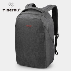 Tigernu Men Anti Theft Backpack 15.6inch Laptop Backpack Bags With USB Port Travel Bags Male Mochila Casual Schoolbags Knapsack