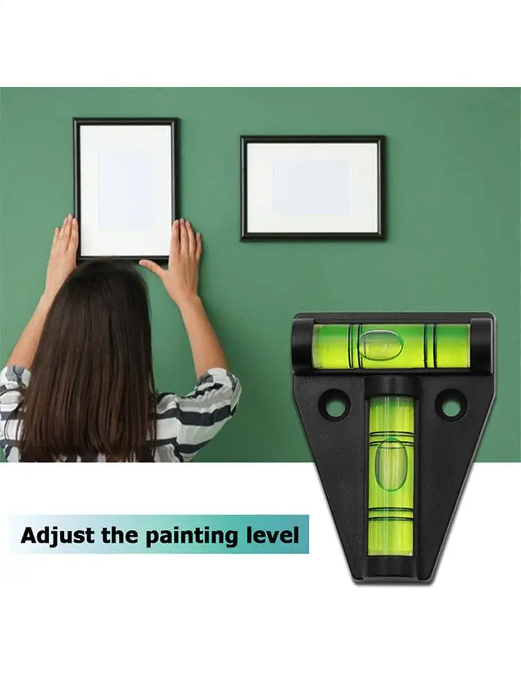 Mini Level Small Caravan Cross Check Bubble Level Waterproof And Unbreakable Cross Level For Camper RV Furniture Factory