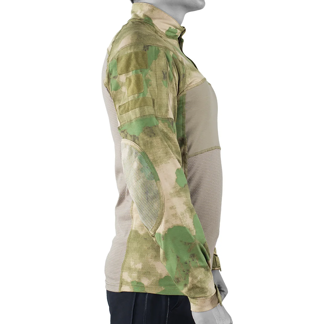 ผสมเสื้อลายพรางยุทธวิธีประเภท II แขนยาวระบายอากาศแห้งเร็วกลางแจ้งผ้าฝ้ายเสื้อผ้าทหาร