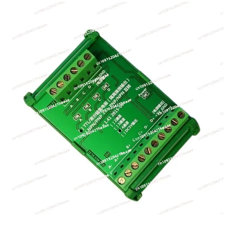 Suitable for ， collector servo encoder 2M converter board ，2/4 channel differential signal conversion Single-ended