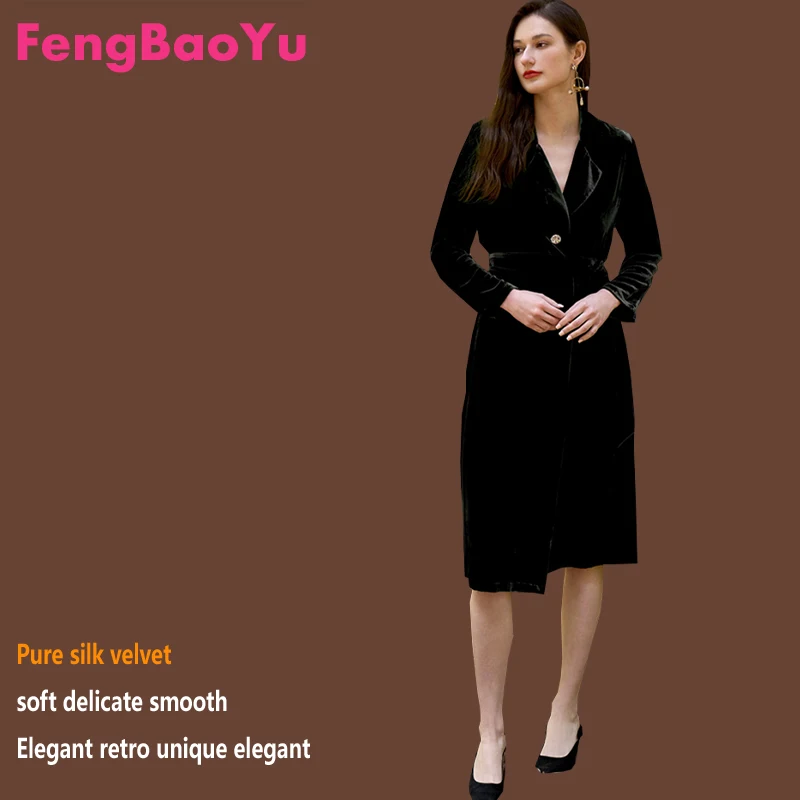 

100% Natural Silk Velvet Women's Coat Casual Homewear Comfortable Loose Soft Breathable Clothing Spring Summer