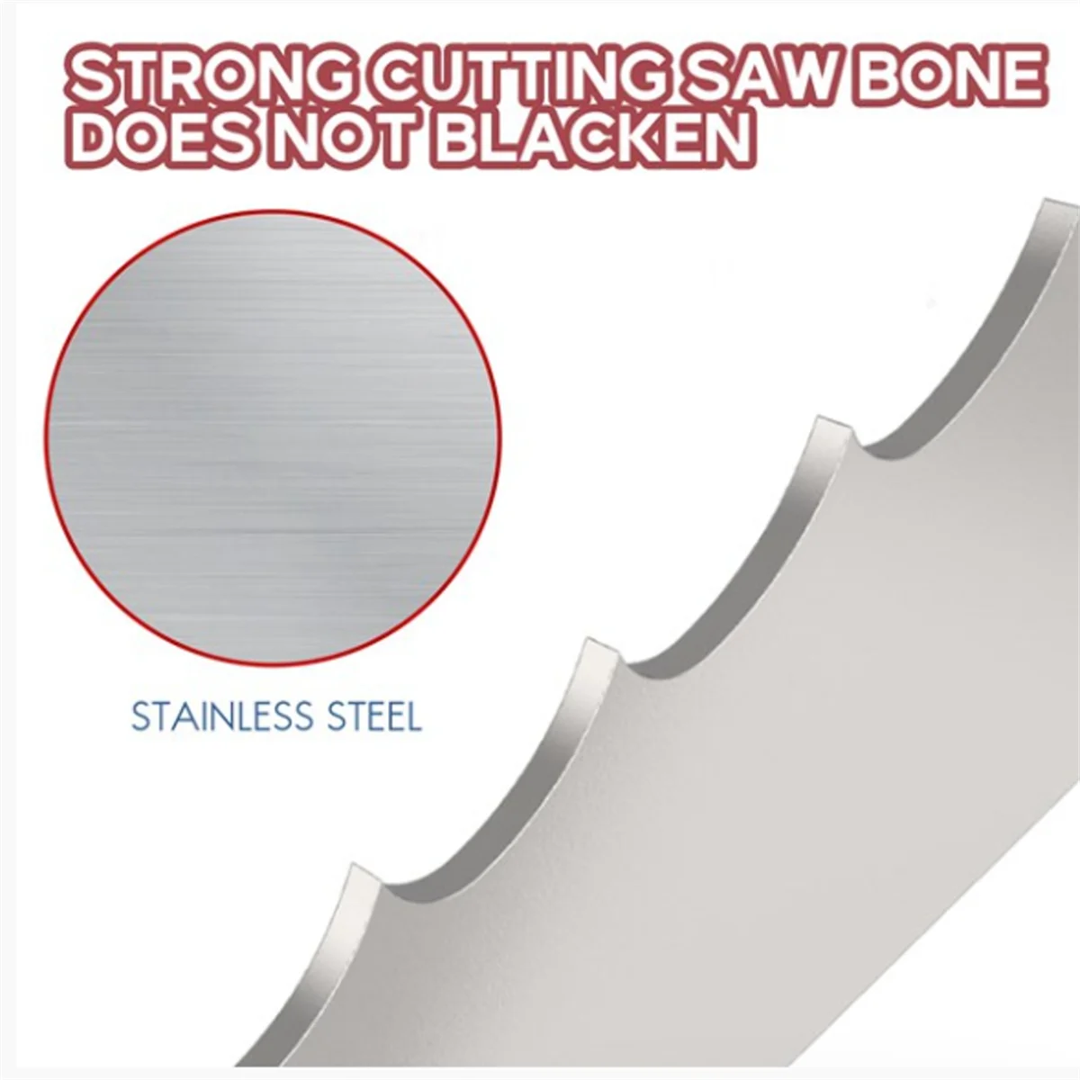 ABJZ شفرة المنشار الترددية 300 مم من الفولاذ المقاوم للصدأ لقطع اللحوم والثلج والخشب شفرات المنشار الترددية لقطع المعادن الخشبية