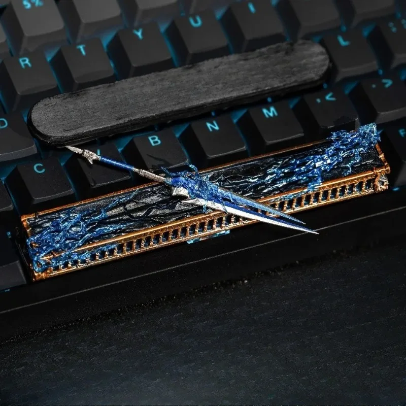 

Колпачки для клавиш World of Warcraft Периферийные устройства Крестовый переключатель 3D Смола Металл Пользовательские колпачки для клавиш Thunderfury ручной работы Аксессуар для клавиатуры Подарок