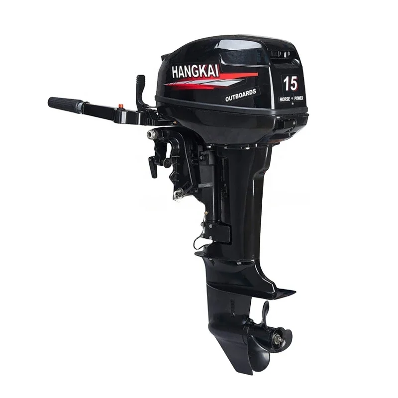 

Popular HANGKAI 15HP 2 Stroke Long Or Short Shaft Boat Engine Outboard Motors For Sale