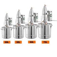 20L 30L 50L 70L 304 Stainless Steel Alcohol Distiller Home Brew Kit Moonshine Wine Making Boiler