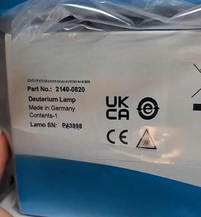 مصباح deuterium الأصلي الجديد لمدة 25 عامًا مصباح deuterium طويل العمر 2140-0820 الختم الأصلي ، الترويج الأصلي #1