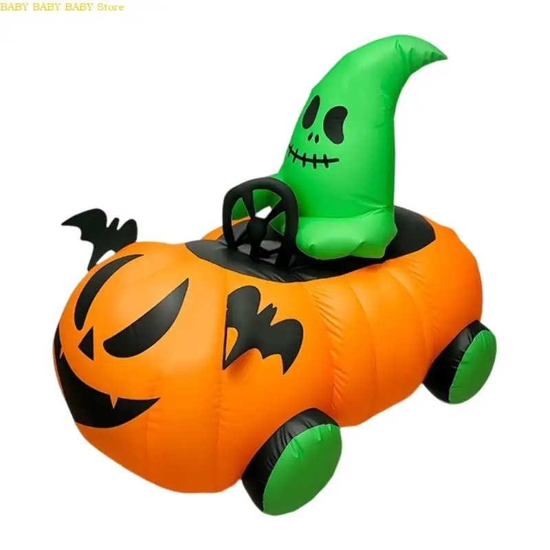 

Kids Inflatable Pumpkins Car Toy 2.4G Wireless Remote Accuracy Steering Halloween Themed Outdoor Activity Gift for Kids