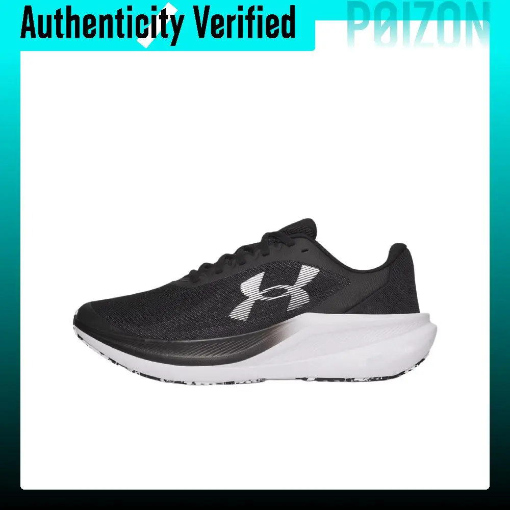 Under Armour Charged+Chase Abrasion-Resistant Breathable Support Low-top Casual Running Shoes Men's Black 6014417-001