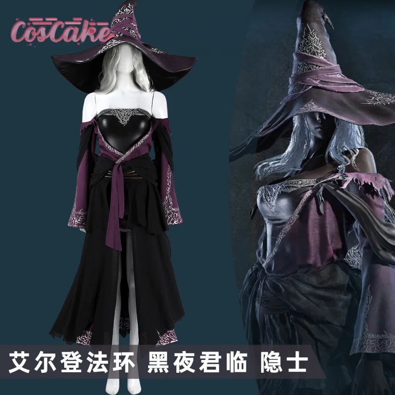 Elden Nightreign Recluse Косплей Костюм Униформа Хэллоуин Карнавал Вечеринка Рождественская игра Ролевая одежда Одежда для женщин Elden Nightreign Recluse Косплей Костюм Униформа Хэллоуин Карнавал Вечеринка Рождественская игра Ролевая одежда Одежда для женщин