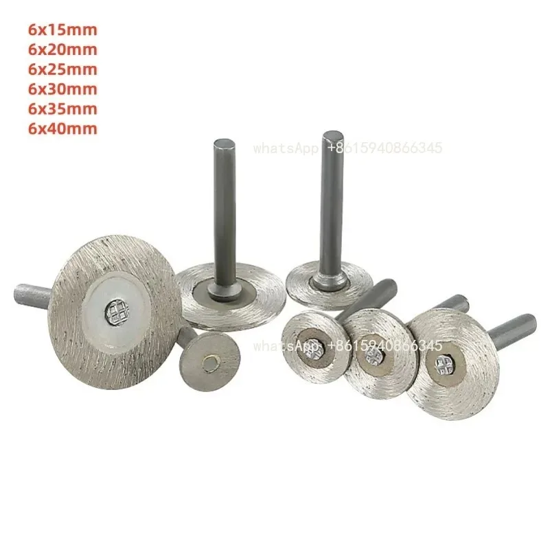 10 pieces OD15/20/25/30/35/40mm Diamond Sintered Cutting Disc for Drill Saw Blade for Stone Carving Engraving