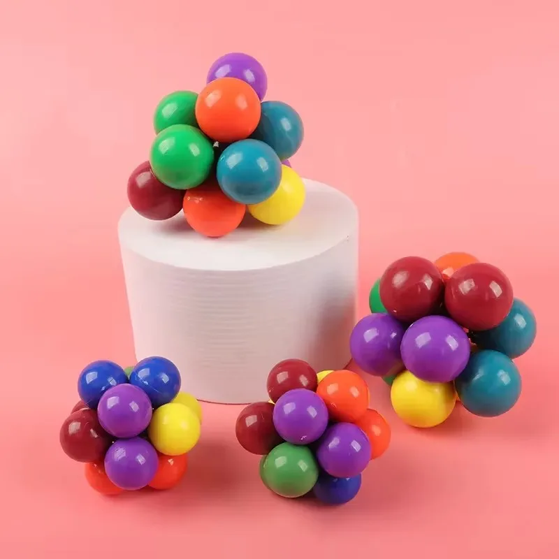stress relief Atomic Ball Magic Ball Puzzle Versatile Bead Decompression Ball Children's Toy Bead Decompression Kneading Music