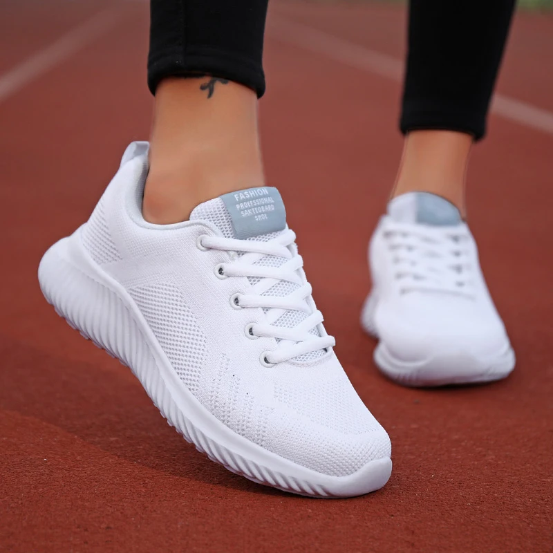 Women Sneaker Mesh Breathable Casual Running Sports Shoes Summer 2024 Jogging Walking Shoes Ladies Platform Sneakers Female Shoe