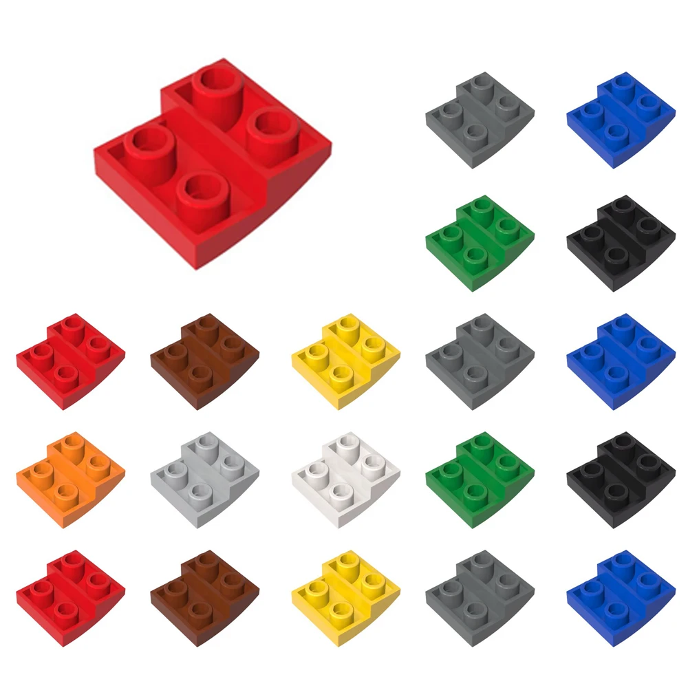 60pcs 32803 Curved 2 x 2 x 2/3 Inverted Bricks Collections Bulk Toys For Technical MOC DIY Building Blocks Kids Gifts