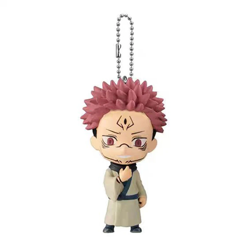 Bandai Jujutsu Kaisen Capsule Figure Key Chain Keychain Swing Set of 5 Toy Gift Collection for Children