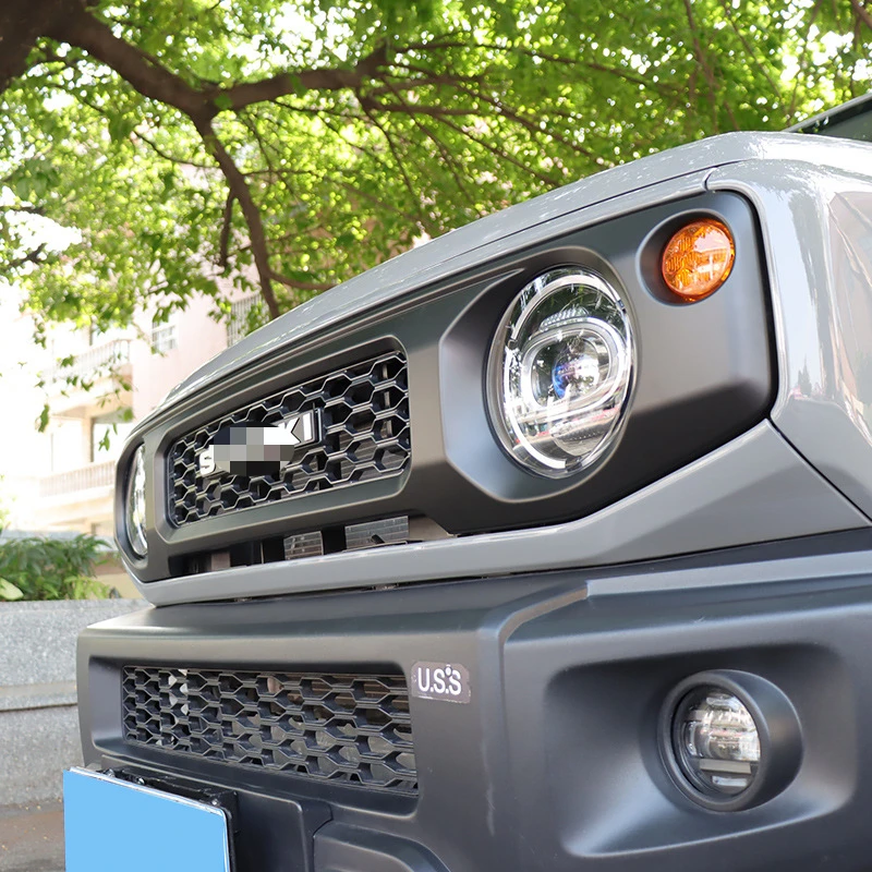 Car Front Bumper Grills Honeycomb Mesh Front Grille Cover For Suzuki Jimny JB64 JB74 2019 2020 2021 2022 2023 2024
