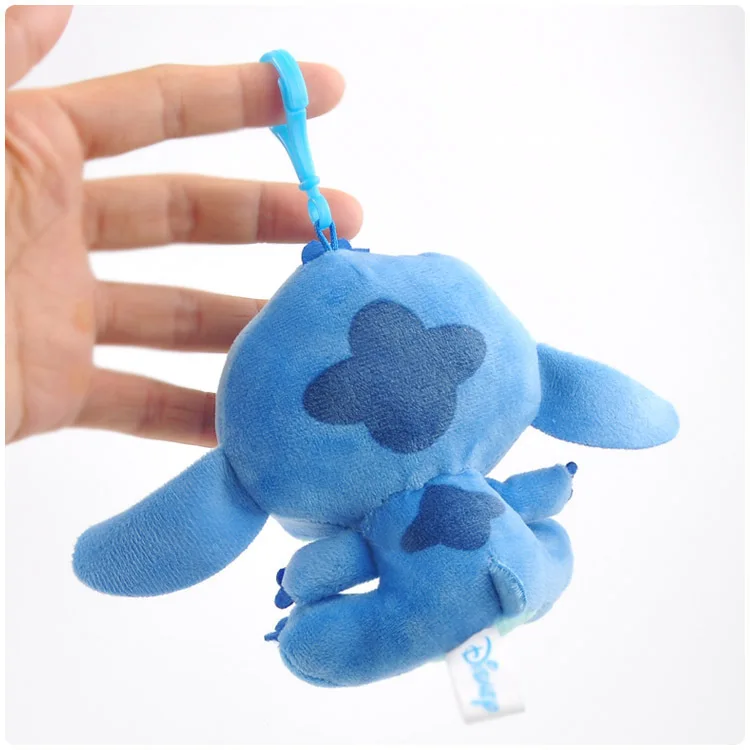 10cm Disney Lilo & Stitch Stuffed Dolls Animals Plush Anime Toy Figure Car Bag Decorate Pendant Doll Toys for Kids Birthday Gift