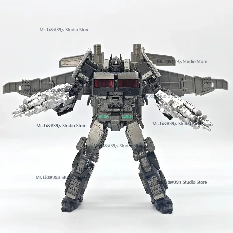 BAIWEI Transformation Toy TW-1030C TW1030C 18CM Transformation 7 OP Pillar Dark Version Alloy Fine Coating Model Robot Toy Gift