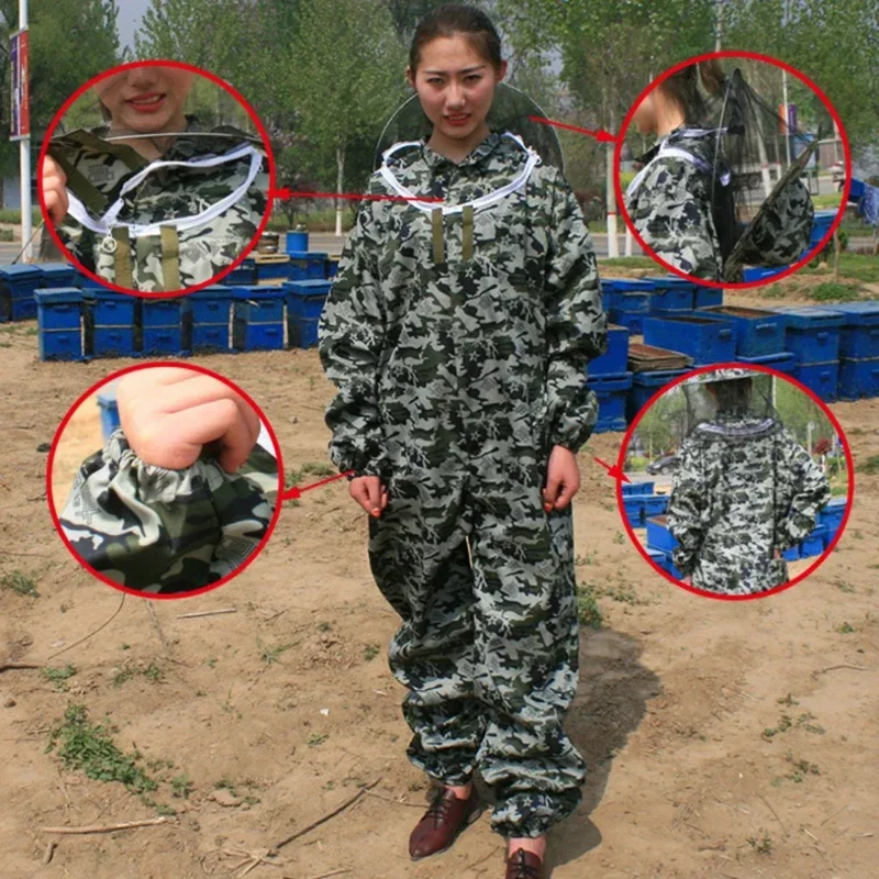 Anti-bee Clothes Beekeeping Protective Clothing Camouflage Professional Beekeeper Protection Equipment view 5