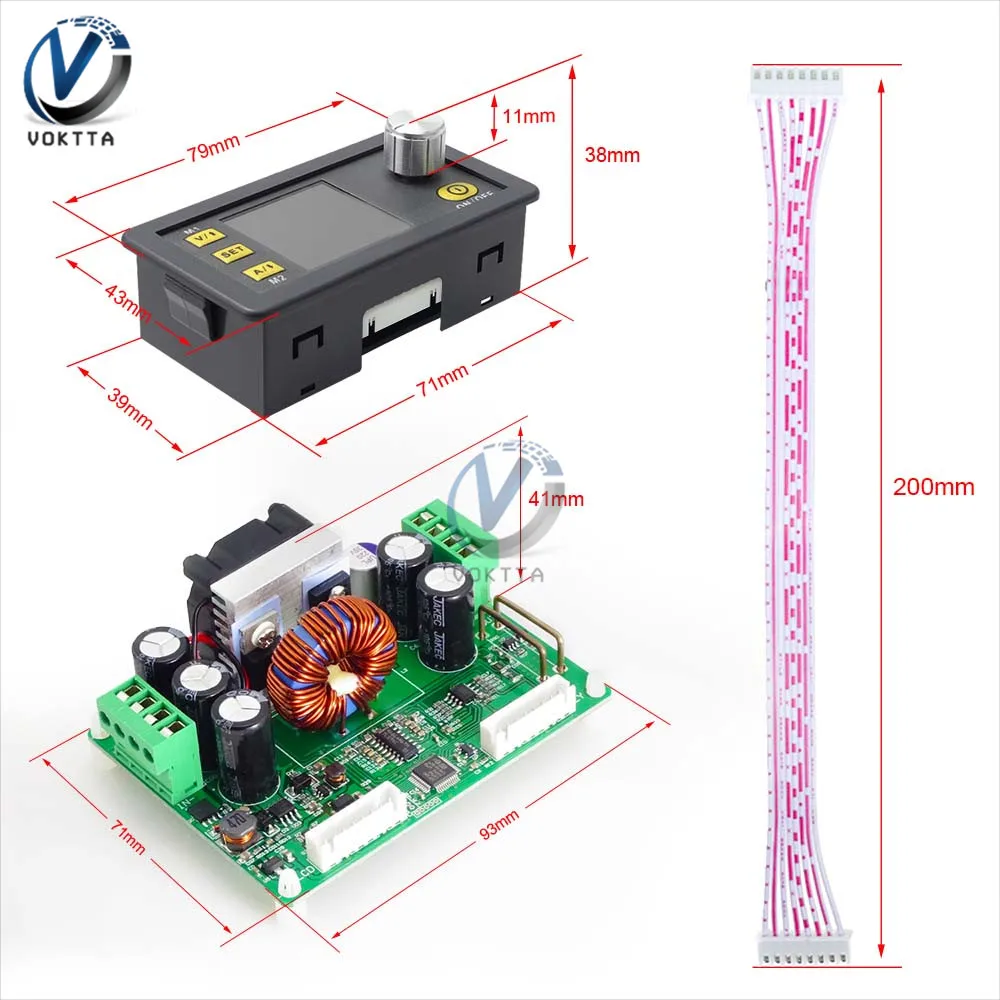 DPS3012 5020 Power Supply 32V 12A Constant Voltage Current Buck Programmable Power Module Buck Converter Digital LCD Voltmeter