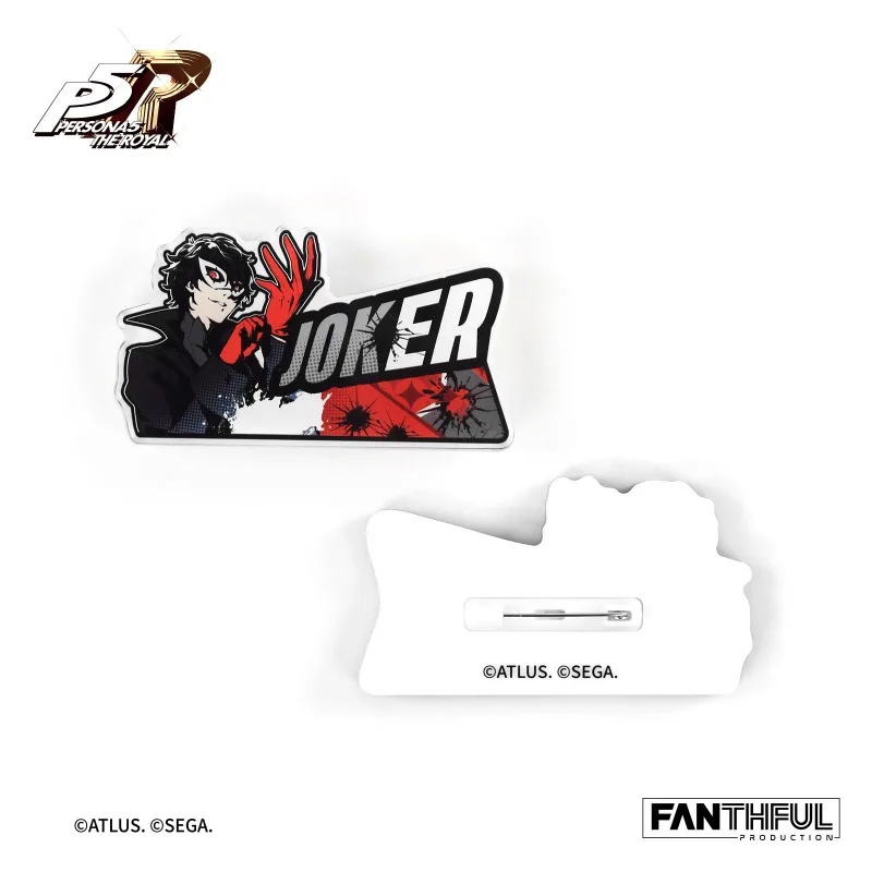Original FANTHFUL Persona 5 Royal Acrylic Name Tag Blind Box Anime Peripheral Desktop Ornament Collectible Toy Girl Boys Gift