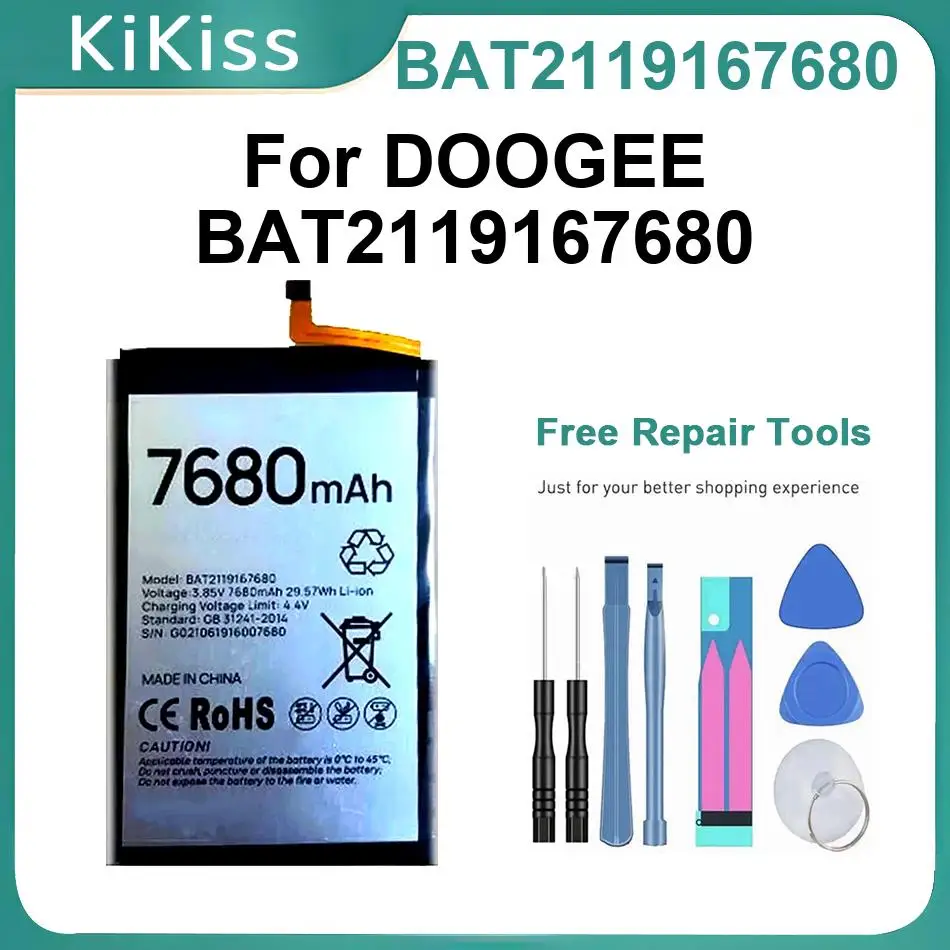 

BAT2119167680 Аккумулятор для мобильного телефона DOOGEE, перезаряжаемые батареи