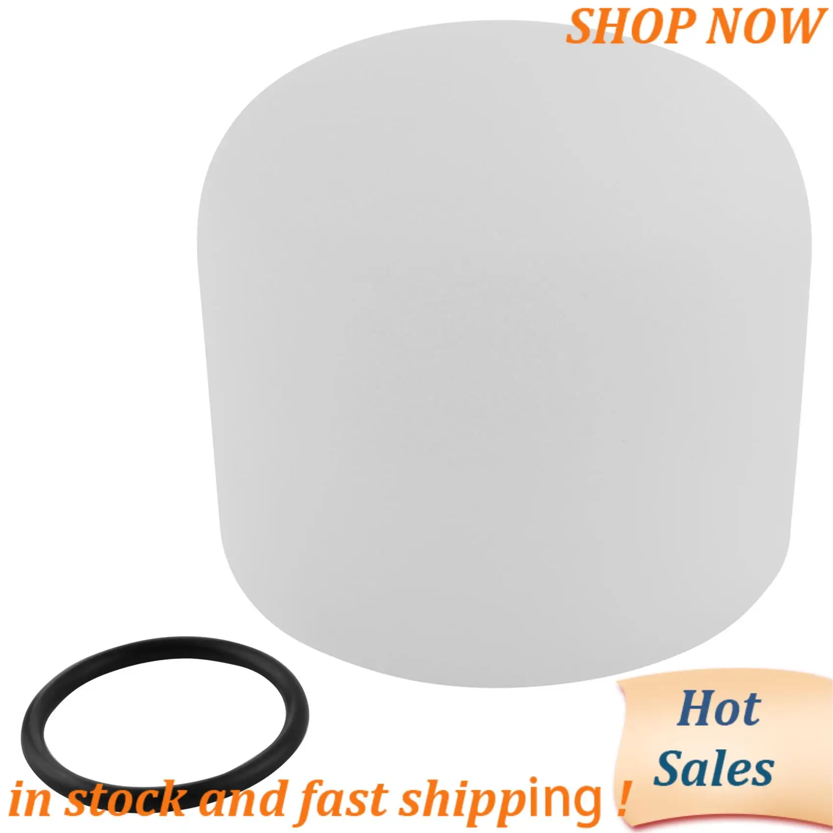

ABVB-8 Inch 432Hz Singing Bowl Perfect Sound Note Chakra Frosted Quartz Crystal Meditation With Rubber Ring