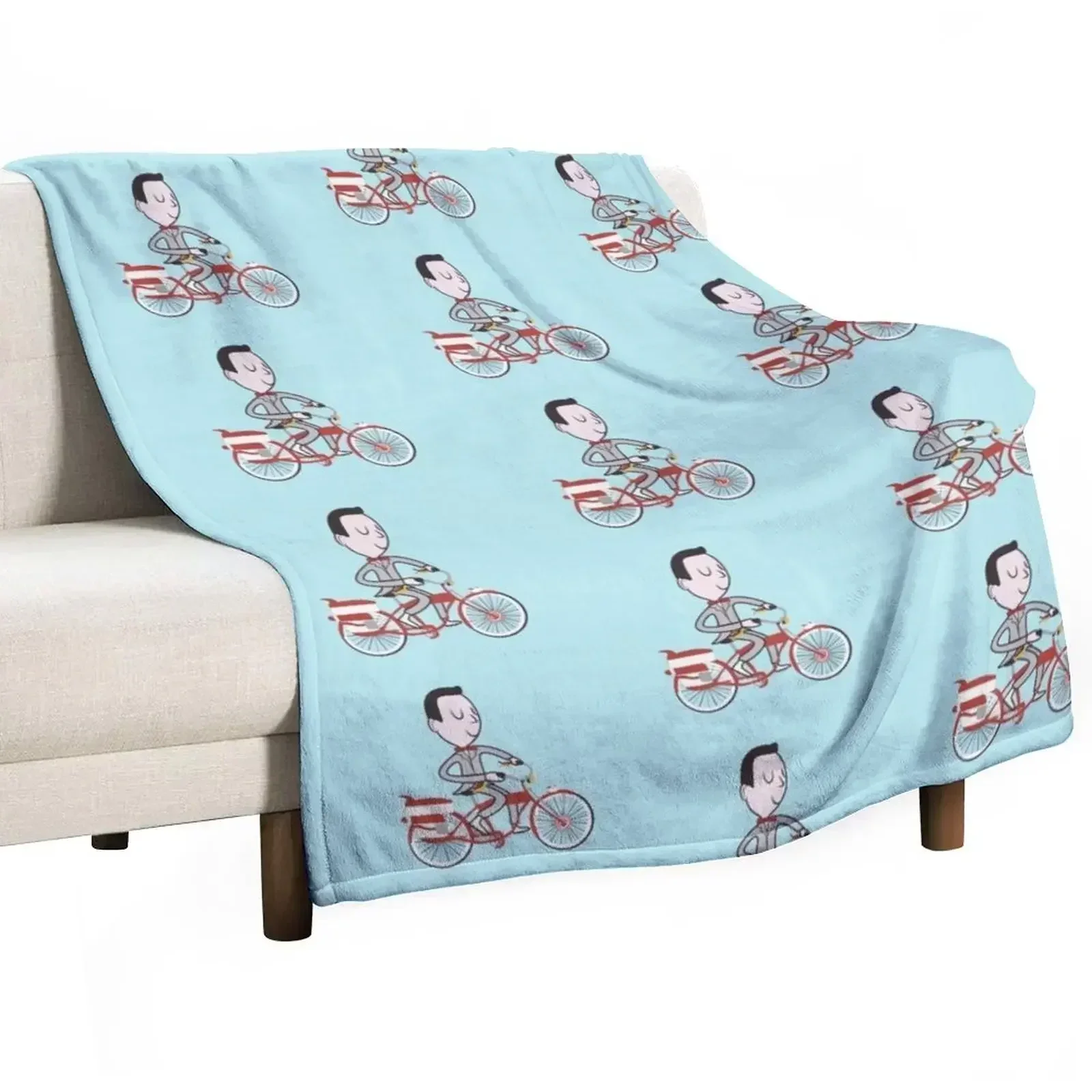 My Bike - Pee Wees Big Adventure Throw Blanket Weighted Warm Beautifuls Sofa Quilt wednesday Designers Blankets