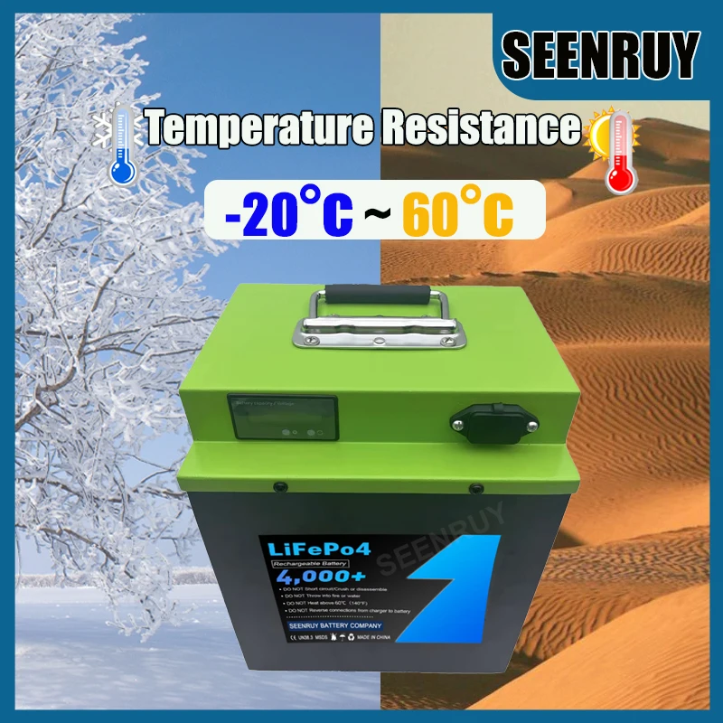 بطارية ليثيوم 48 فولت 70 أمبير مع BMS 80A 100A 120A 150A 200A للسيارات الكهربائية كرسي متحرك RV محطة طاقة محمولة رافعة شوكية
