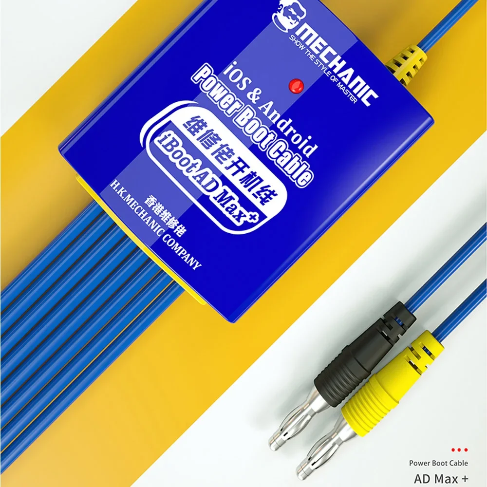 MECHANIC Power Supply Test Cable Mobile Boot Line iBoot AD MAX+ For Android and iPhone 6-13 Series Repair Switch Power Test Cord