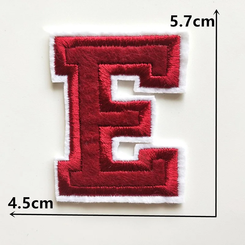 Embroidered Letters Patch Applique DIY Decor Sewing Supplies