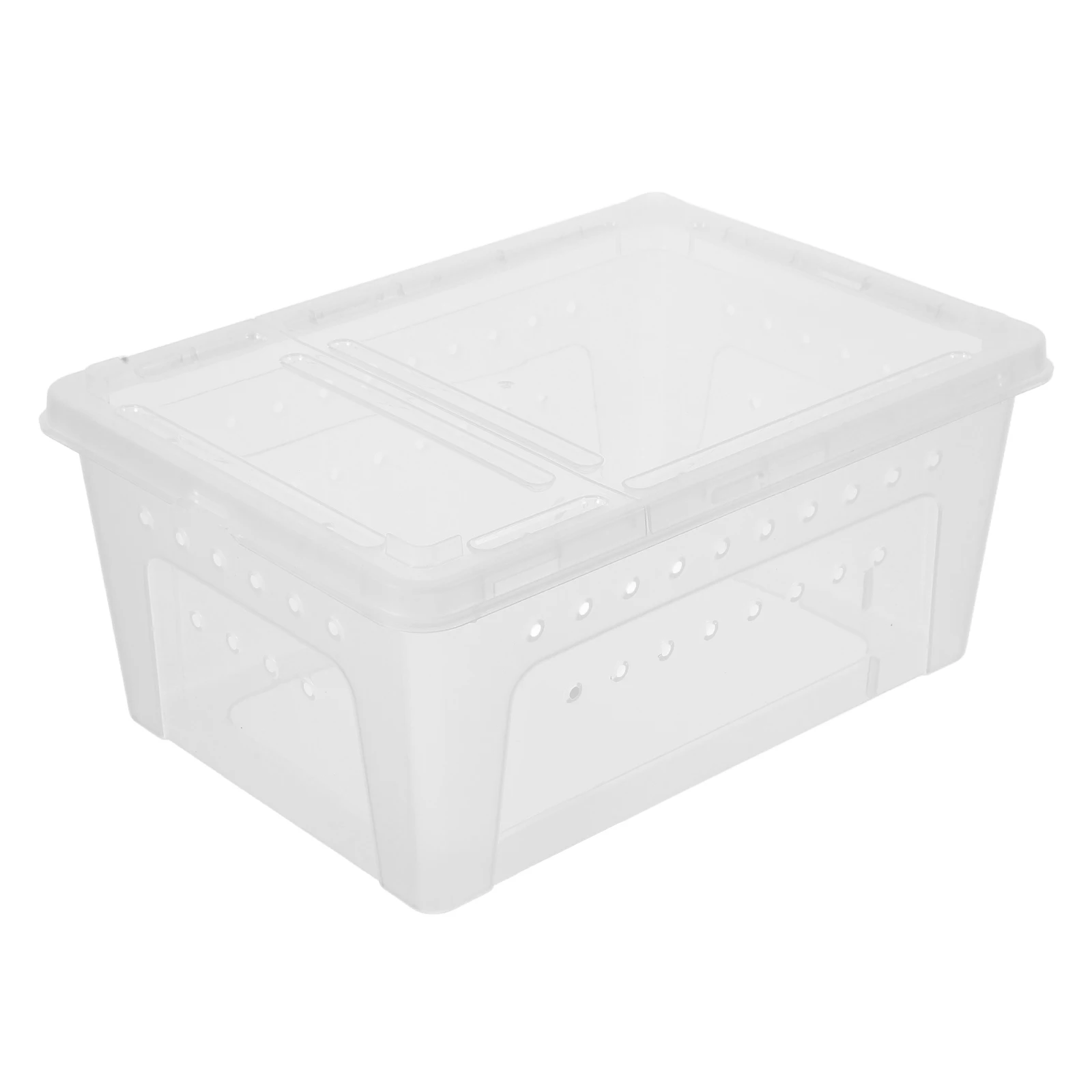 

Multifunctional Spider Enclosure Abs Material Escape Proof Transparent Container For Reptiles Frogs Young Spiders