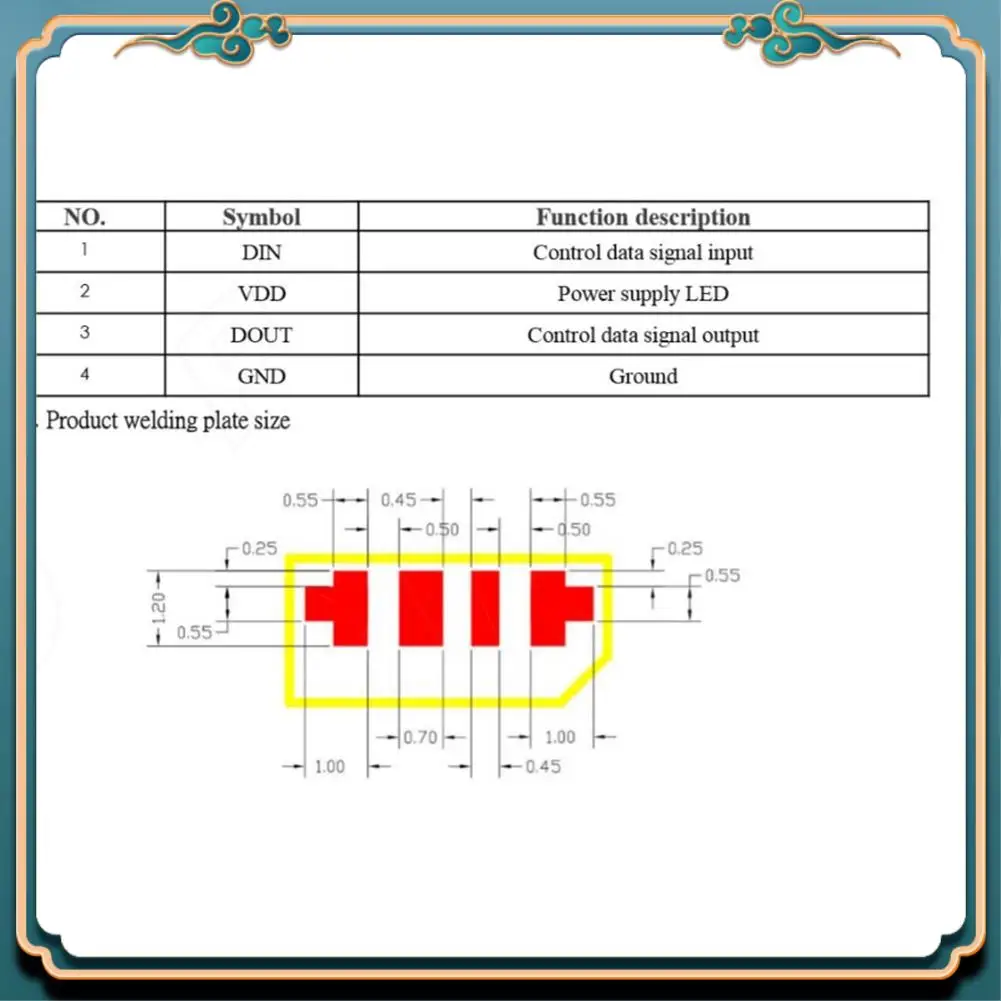 ABJG-100Pcs SK6812 SIDE-A SK6812 IC In LED Chip Side Lighting SMD 4020 RGB For Strip Display Screen Individually Addressable