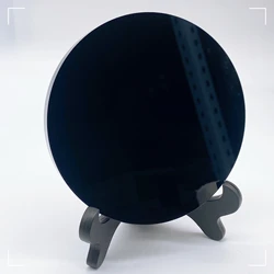 40-120MM Natural Obsidian Divination Mirror Crystal Stones Polished Round Plate Witchcraft Crystal Healing Home Room Decor Gift
